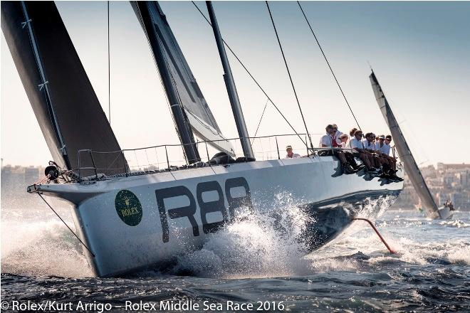 The start of the Rolex Middle Sea Race ©  Rolex/ Kurt Arrigo http://www.regattanews.com